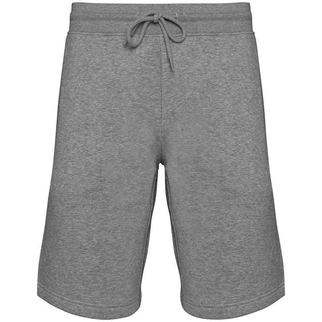 Moon Grey Heather - Side - Native Spirit Mens Sweat Shorts
