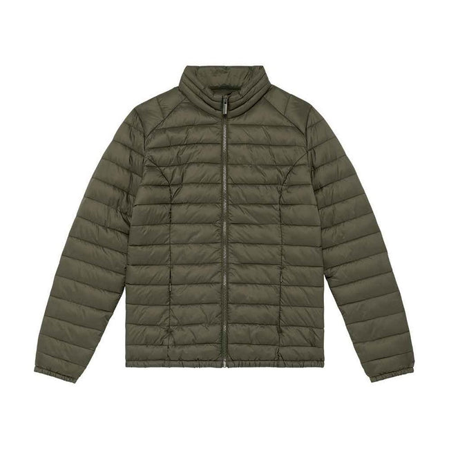 Organic Khaki - Front - Native Spirit Womens-Ladies Light Recycled Padded Jacket