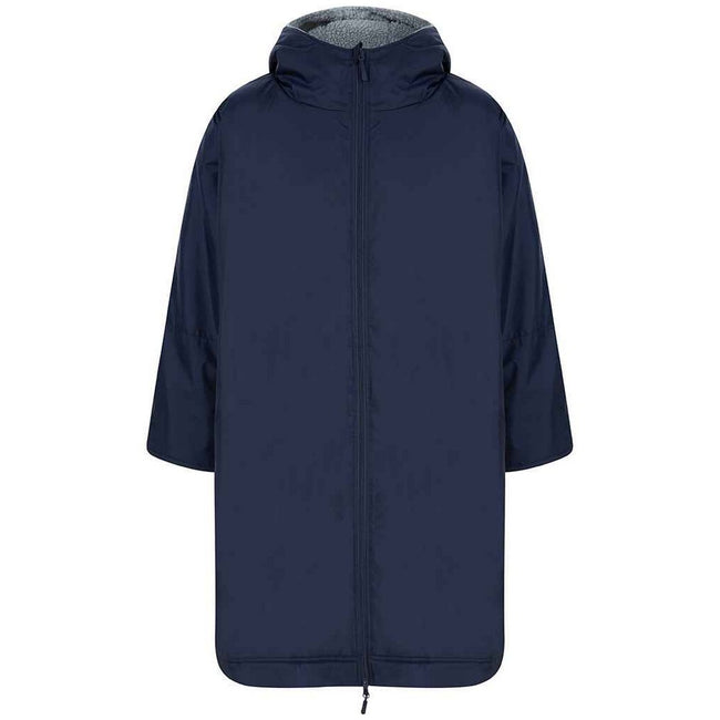 Navy - Front - Finden & Hales Childrens-Kids Robe