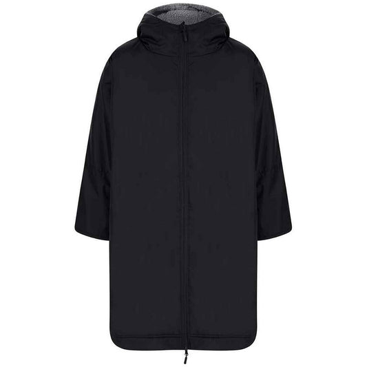 Black - Front - Finden & Hales Childrens-Kids Robe