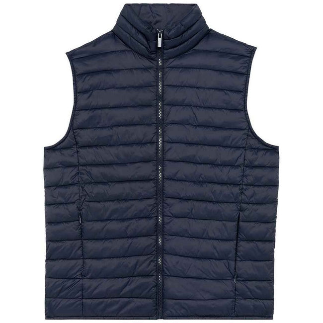 Navy Blue - Front - Native Spirit Mens Light Recycled Body Warmer