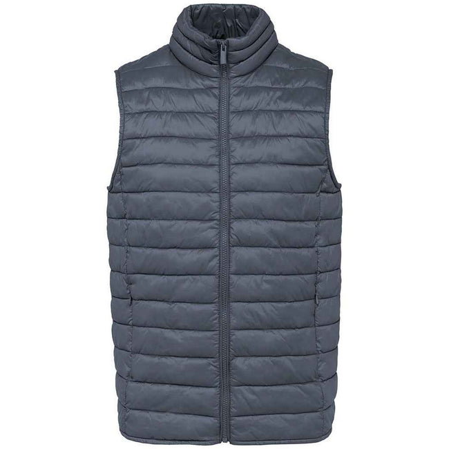 Mineral Grey - Front - Native Spirit Mens Light Recycled Body Warmer
