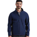 Navy - Side - Premier Mens Recycled Wind Resistant Soft Shell Jacket