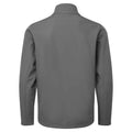 Dark Grey - Back - Premier Mens Recycled Wind Resistant Soft Shell Jacket