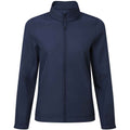 Navy - Front - Premier Womens-Ladies Windchecker Soft Shell Jacket