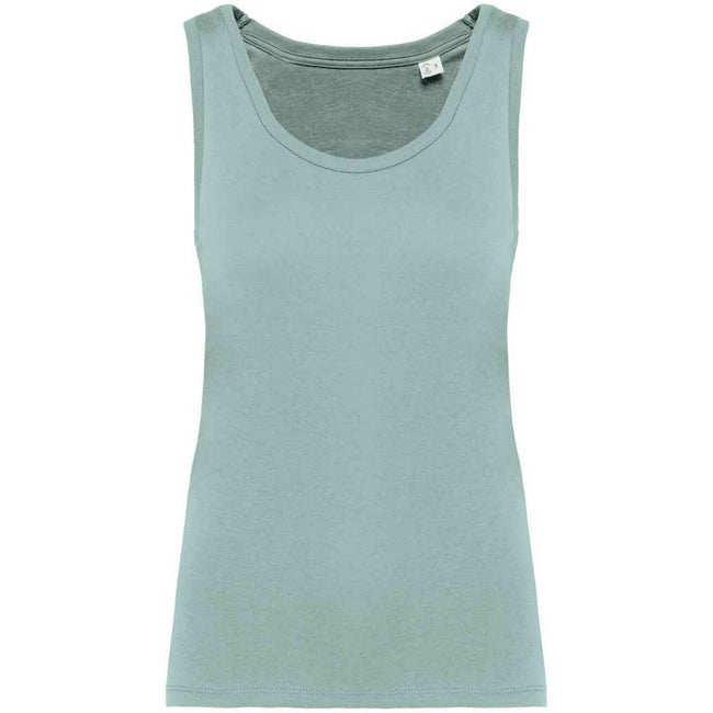 Jade Green - Front - Native Spirit Womens-Ladies Tank Top