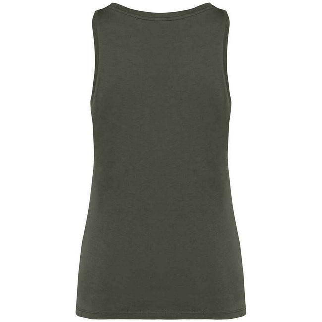 Organic Khaki - Back - Native Spirit Womens-Ladies Tank Top