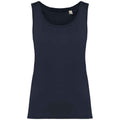 Navy Blue - Front - Native Spirit Womens-Ladies Tank Top