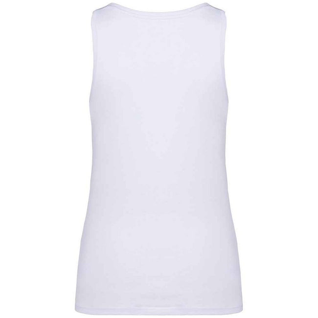 White - Back - Native Spirit Womens-Ladies Tank Top