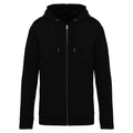 Black - Front - Native Spirit Unisex Adult Full Zip Hoodie