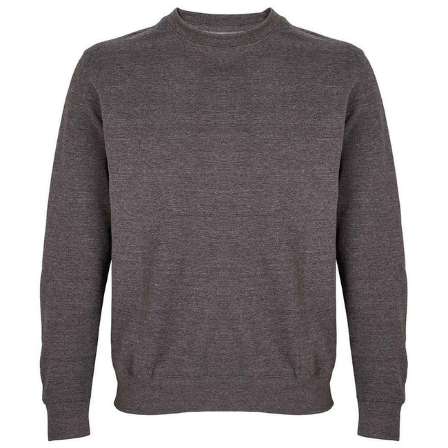 Charcoal Marl - Front - SOLS Unisex Adult Columbia Sweatshirt