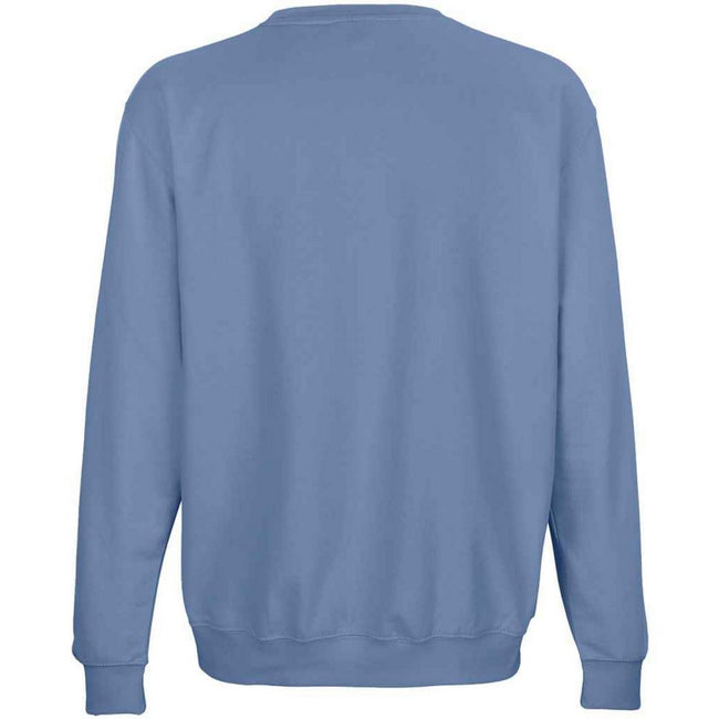 Blue - Back - SOLS Unisex Adult Columbia Sweatshirt