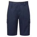 Navy - Front - Premier Mens Cargo Shorts