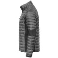 Space Grey-Black - Back - Tee Jays Mens Crossover Padded Jacket