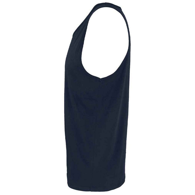 French Navy - Back - SOLS Unisex Adult Crusader Organic Cotton Tank Top