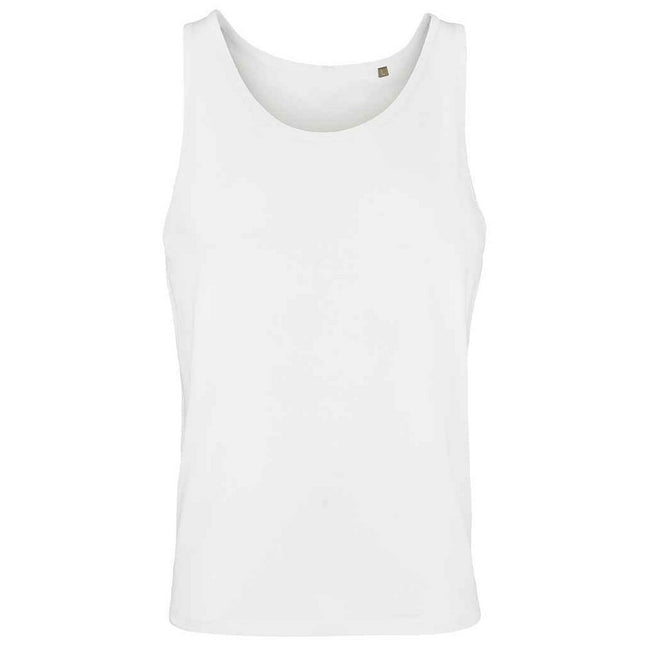 White - Front - SOLS Unisex Adult Crusader Organic Cotton Tank Top