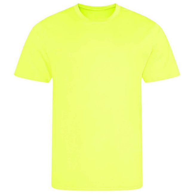 Electric Yellow - Front - AWDis Cool Mens T-Shirt