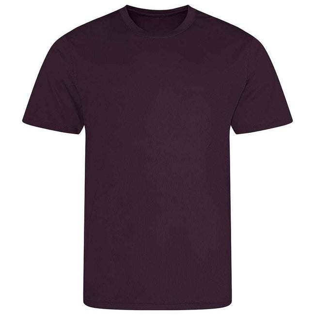 Plum - Back - AWDis Cool Mens T-Shirt
