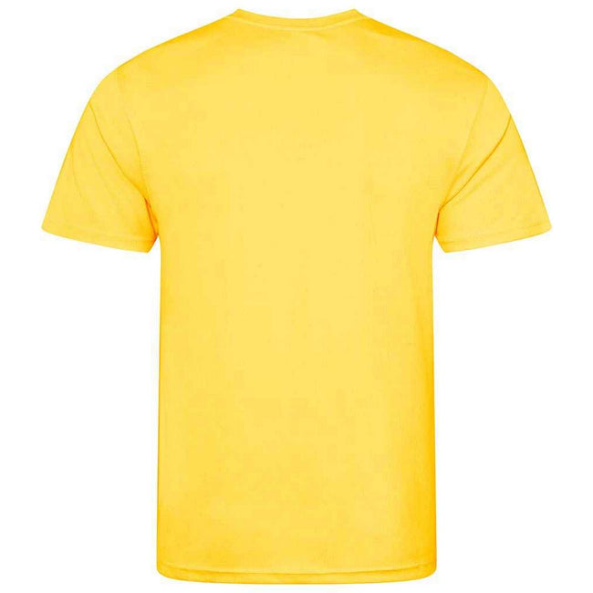 Sun Yellow - Front - AWDis Cool Mens T-Shirt