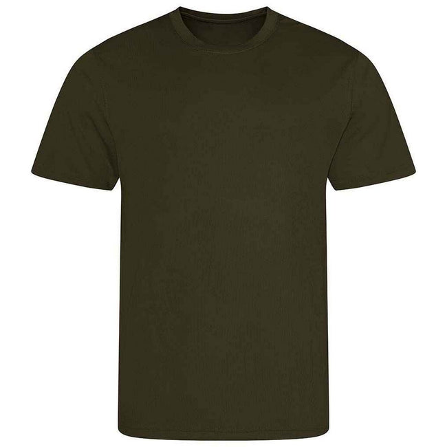 Olive - Front - AWDis Cool Mens T-Shirt