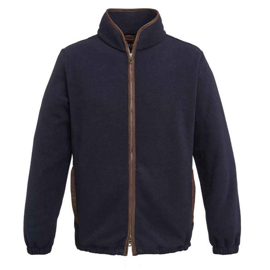 Navy - Front - Brook Taverner Unisex Adult Baltimore Fleece Jacket