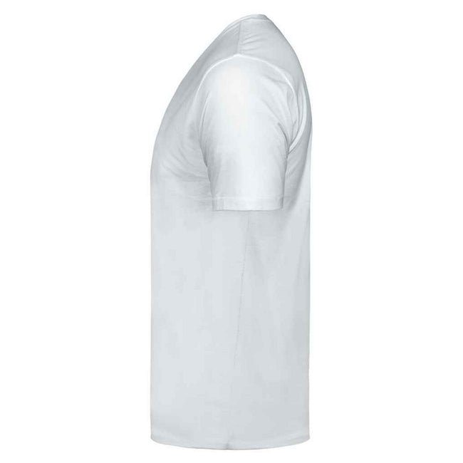 White - Side - Tee Jays Mens Luxury V Neck T-Shirt