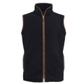 Gunmetal Grey - Front - Brook Taverner Unisex Adult Cincinatti Fleece Gilet