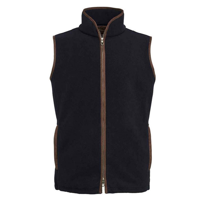 Gunmetal Grey - Front - Brook Taverner Unisex Adult Cincinatti Fleece Gilet