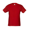 Red - Front - Tee Jays Childrens-Kids Power T-Shirt