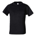 Black - Front - Tee Jays Childrens-Kids Power T-Shirt