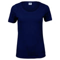 Navy - Front - Tee Jays Womens-Ladies Stretch T-Shirt