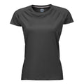 Charcoal - Front - Tee Jays Womens-Ladies CoolDry T-Shirt