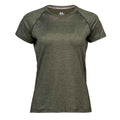 Olive Melange - Front - Tee Jays Womens-Ladies CoolDry T-Shirt