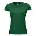 Forest Green - Front - Tee Jays Womens-Ladies CoolDry T-Shirt