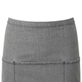 Grey Denim - Back - Premier Colours 3 Pocket Apron