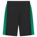 Black-Emerald - Back - Finden & Hales Mens Knitted Shorts