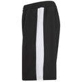 Black-White - Back - Finden & Hales Mens Knitted Shorts