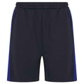 Navy-Royal Blue - Front - Finden & Hales Mens Knitted Shorts
