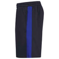 Navy-Royal Blue - Back - Finden & Hales Mens Knitted Shorts