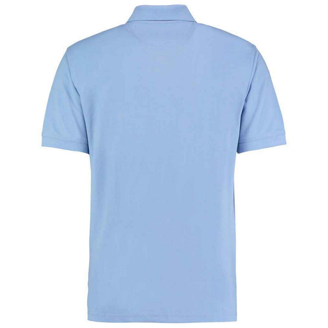 Light Blue - Back - Kustom Kit Mens Klassic Piqué Polo Shirt