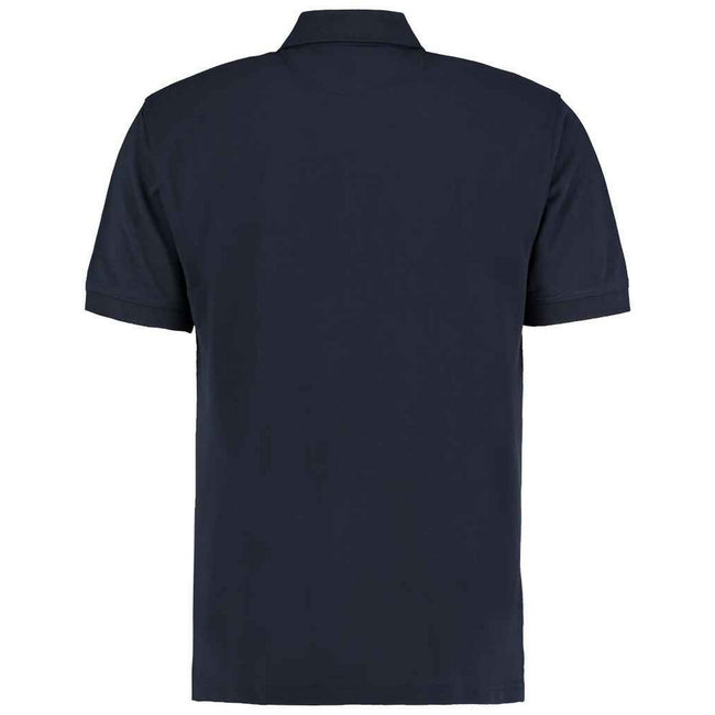 Navy - Back - Kustom Kit Mens Klassic Piqué Polo Shirt