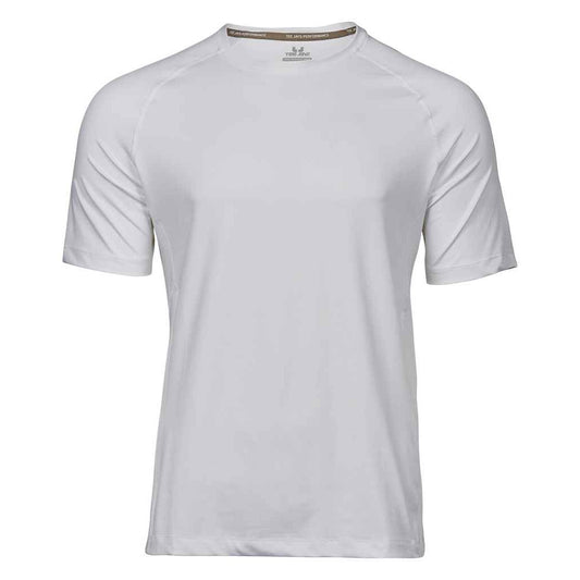 White - Front - Tee Jays Mens CoolDry T-Shirt