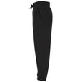 Black - Back - SF Minni Childrens-Kids Sustainable Cuffed Ankle Jogging Bottoms