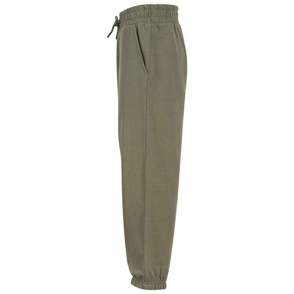 Khaki - Back - SF Minni Childrens-Kids Sustainable Cuffed Ankle Jogging Bottoms