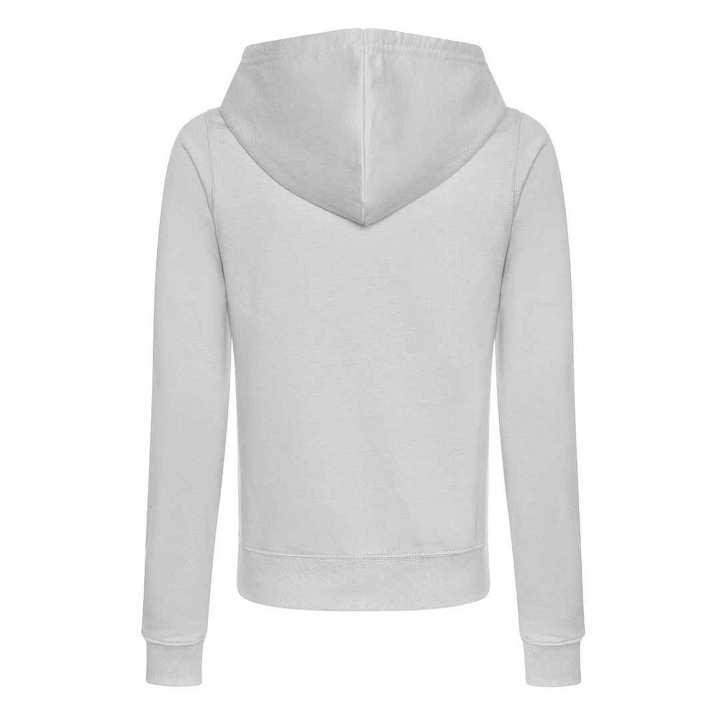 Heather Grey - Back - Awdis Womens-Ladies Full Zip Hoodie