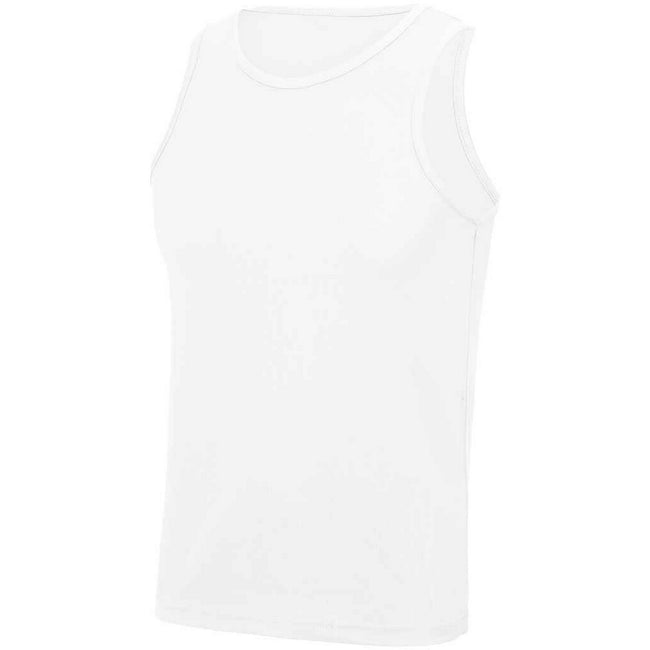Arctic White - Front - AWDis Cool Mens Vest Top