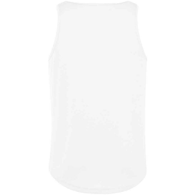 Arctic White - Back - AWDis Cool Mens Vest Top