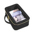 Black - Side - Bagbase Boutique Clear Toiletry Bag
