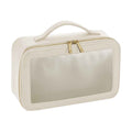 Oyster - Front - Bagbase Boutique Clear Toiletry Bag