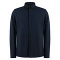 Navy - Front - Kustom Kit Mens Pique Formal Shirt